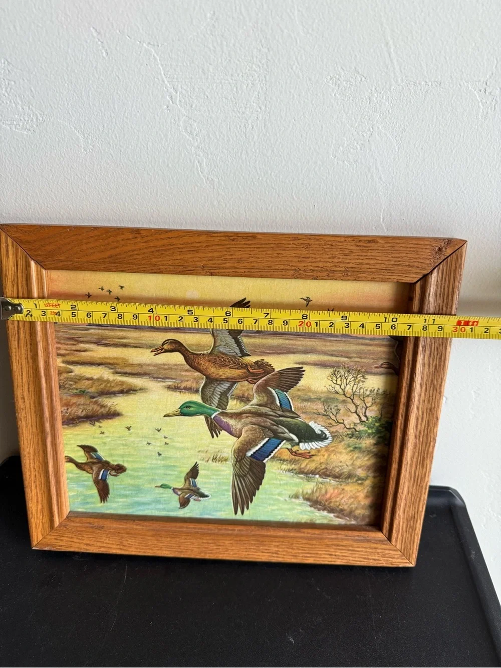Framed Ducks on the Wing by Emmett Watson Print